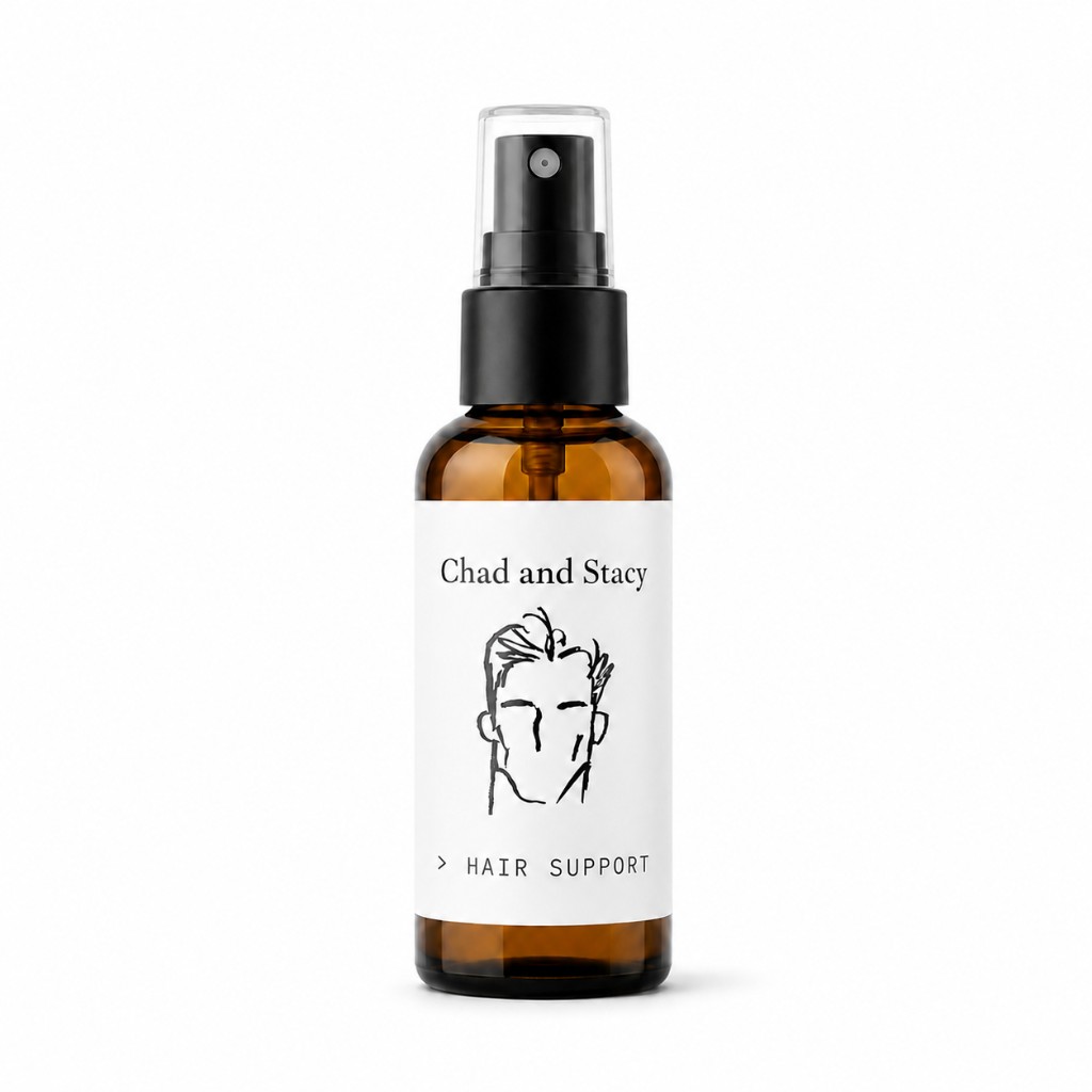 Chad and Stacy Hair Topical Spray bottle